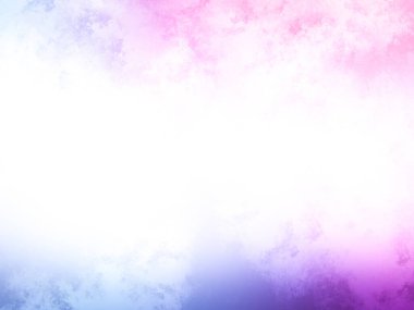 Beyaz merkezli pembe ve mavi bir bulut arkaplanı