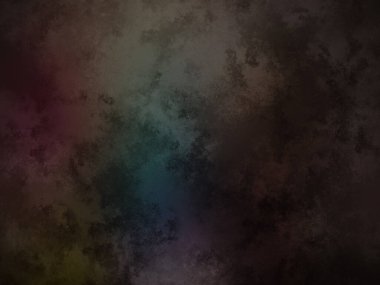 Koyu renkli bir arkaplan ve gökkuşağı