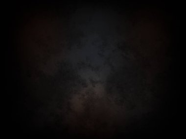 Karanlık bir arka plan, kara bir gökyüzü ve birkaç bulut.