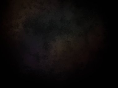 Kara bir arka plan, karanlık bir gökyüzü ve birkaç bulut.