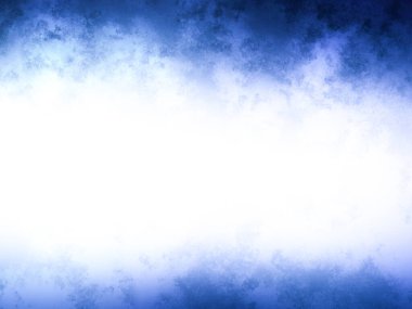 Bulanık gökyüzü ile mavi ve beyaz bir arkaplan