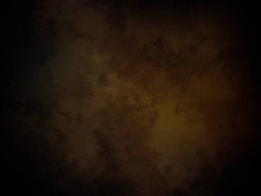 Koyu kahverengi arka plan ve sarı ışık