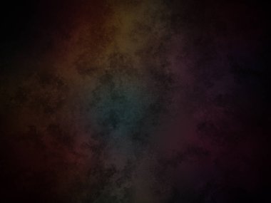 Koyu renkli bir arkaplan ve gökkuşağı