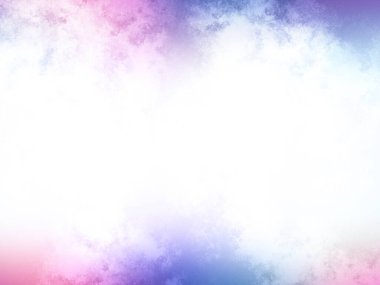 Beyaz merkezli renkli bir bulut arkaplanı