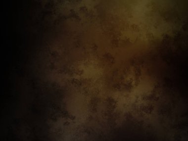 Koyu kahverengi ve siyah arkaplan ve saat.