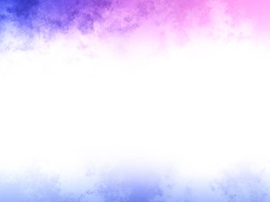 Beyaz kenarlı pembe ve mavi bir arkaplan