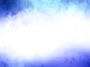 Bulanık gökyüzü ile mavi ve beyaz bir arkaplan