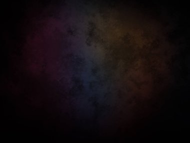 Koyu renkli bir arkaplan ve gökkuşağı