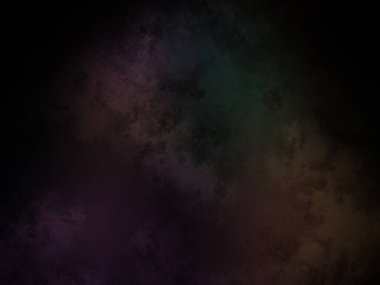 Renkli bulutlu koyu bir arkaplan