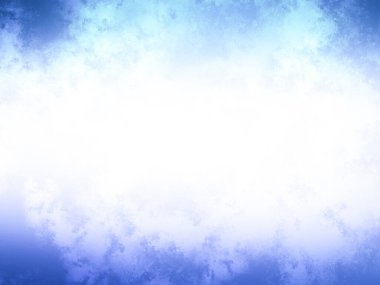 Gökyüzü ve bulutları olan mavi ve beyaz bir arkaplan