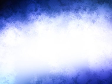 Bulanık gökyüzü ile mavi ve beyaz bir arkaplan