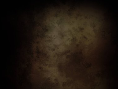 Koyu kahverengi arka plan ve küçük beyaz bir saat.