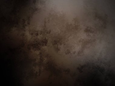 Üzerinde saat olan karanlık ve kirli bir duvar.