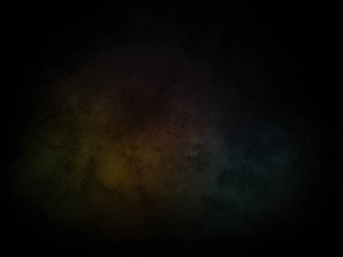 Renkli bir bulanıklığa sahip koyu bir arkaplan