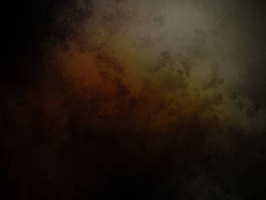 Siyah ve beyaz saati olan siyah ve turuncu bir arkaplan.