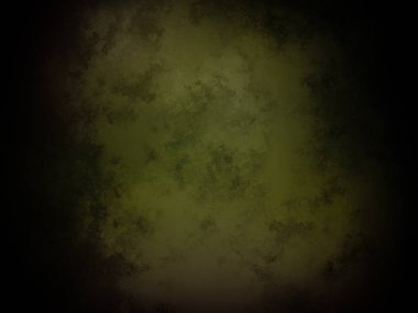 Dairesel tasarımı olan yeşil ve siyah bir arkaplan