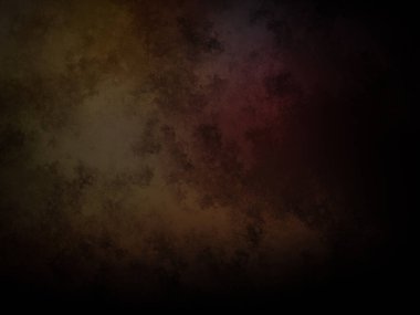 Koyu renkli arka plan, kırmızı ve sarı ışık.