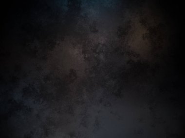 Siyah ve mavi renk şemasına sahip koyu bir arkaplan