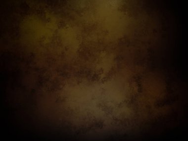 Koyu kahverengi arka plan ve sarı ışık