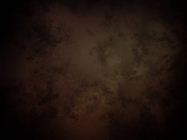 Koyu kahverengi arka plan ve küçük beyaz bir saat.