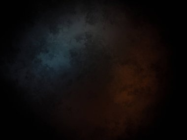 koyu bir arkaplan mavi ve turuncu bir ışık