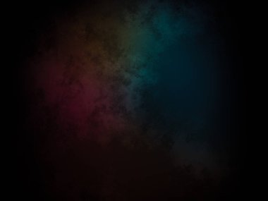 Renkli bir bulanıklığa sahip koyu bir arkaplan