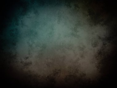 Koyu mavi ve yeşil arkaplan ve soluk bir doku.