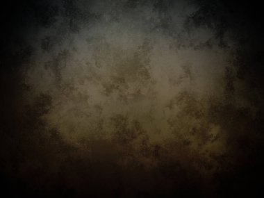 Siyah arkaplanı olan karanlık ve kirli bir duvar.