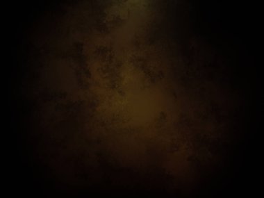 Tavanda bir ışık parlayan karanlık bir oda