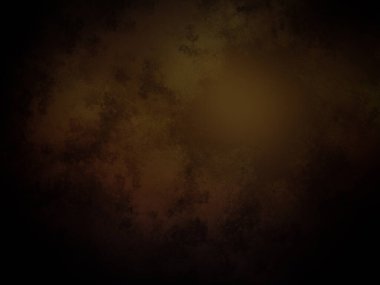 Koyu kahverengi arka plan ve küçük beyaz bir saat.