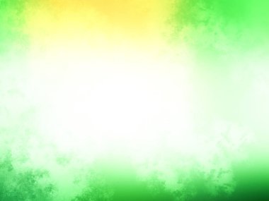 Beyaz ve sarı kenarlı yeşil ve sarı bir arka plan.