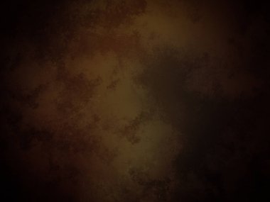 Koyu kahverengi arka plan ve küçük beyaz bir saat.