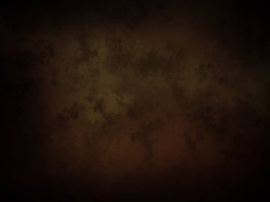 Koyu kahverengi arka plan ve küçük beyaz bir saat.