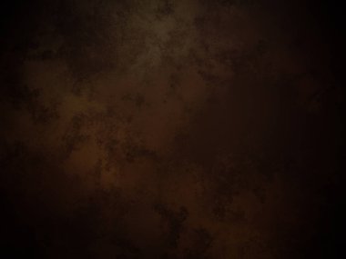 Koyu kahverengi arka plan ve küçük beyaz bir saat.