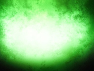 Karanlık gökyüzünde parlayan yeşil bir ışık