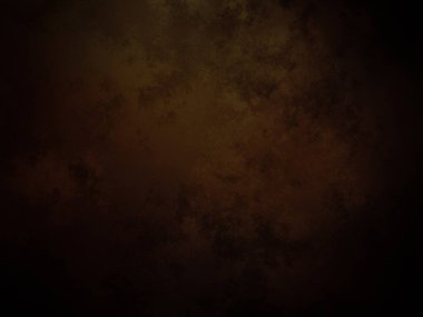 Koyu kahverengi arka plan ve küçük beyaz bir saat.