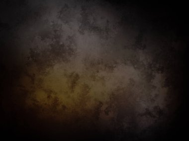 Sarı ışığı olan karanlık ve kirli bir duvar.