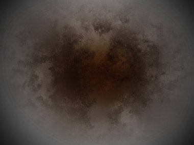 Siyah arkaplanı olan kahverengi ve siyah bir daire.