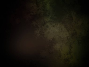 koyu bir arkaplan ile yeşil ve siyah renk şeması