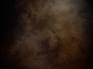 Koyu kahverengi arka plan ve beyaz saat.