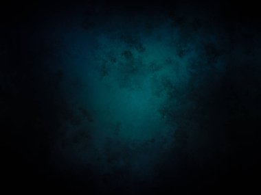 Koyu mavi arkaplan ve yeşil ışık