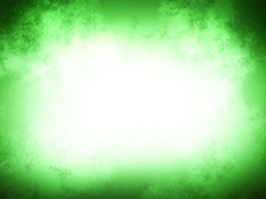 Ortasında ışık olan yeşil bir arkaplan
