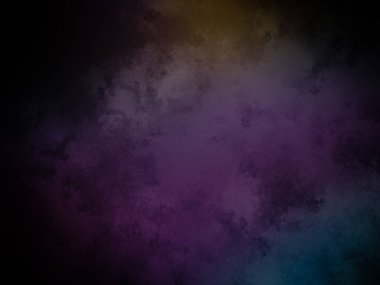 Siyah arkaplanı olan koyu mor ve mavi bir arka plan.