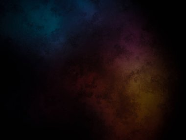 koyu bir arkaplan ve renkli bir ışık