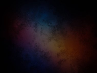 Renkli bir bulanıklığa sahip koyu bir arkaplan