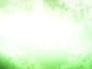 Gökyüzü ve bulutları olan yeşil ve beyaz bir arkaplan