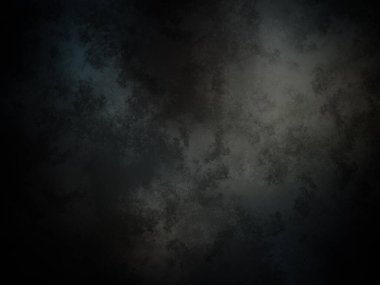 Siyah ve mavi renk şemasına sahip koyu bir arkaplan