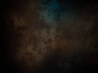 koyu bir arkaplan ile mavi ve kahverengi renk şeması