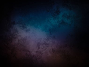 Bulanık efektli koyu mavi ve mor bir arkaplan