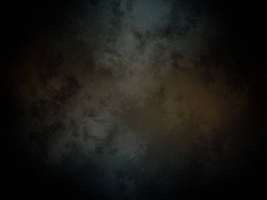 koyu bir arka plan, mavi ve turuncu renkli.